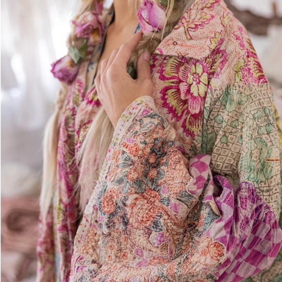 🎀NWT MAGNOLIA PEARL YSA DOUBLE BREASTED COAT🎀 - Picture 4 of 10